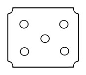 U-Bolt Axle Plate, 1-1/2" Square Axle - Click Image to Close